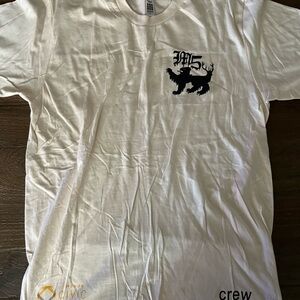 White Graphic Men's T-Shirt